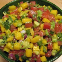 Avocado, Tomato and Mango Salsa